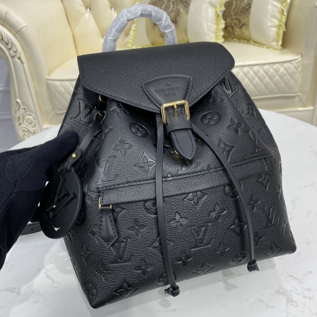 Louis Vuitton MONTSOURIS BACKPACK Monogram M45205 Black 